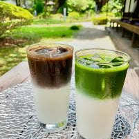 Macha Latte l Hojicha Latte