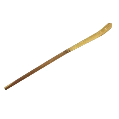 Long wooden stick on a white background