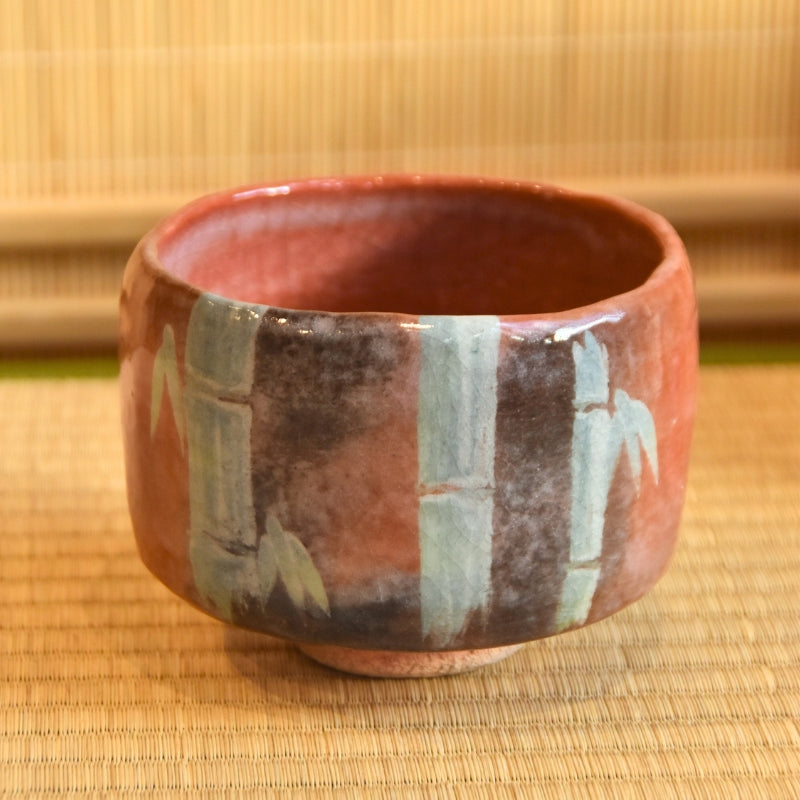 Red matcha cup