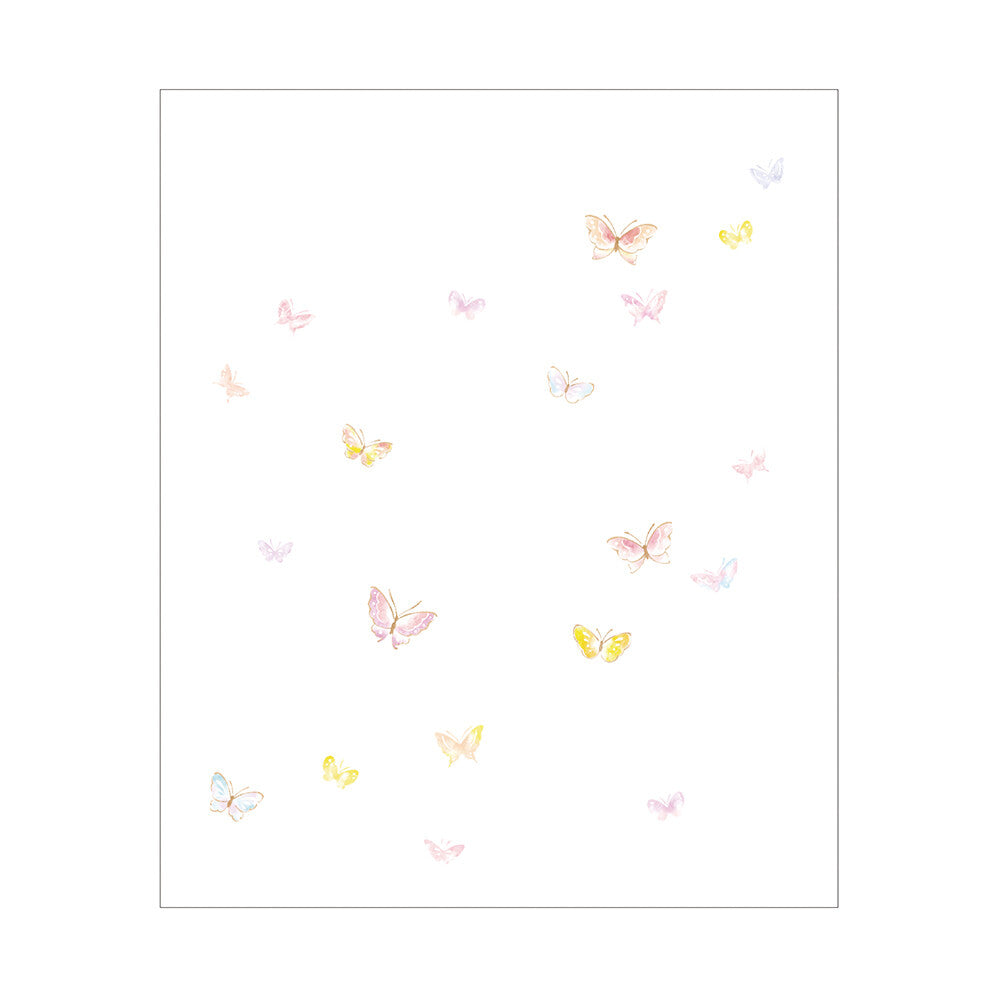 Butterfly pattern on a white background