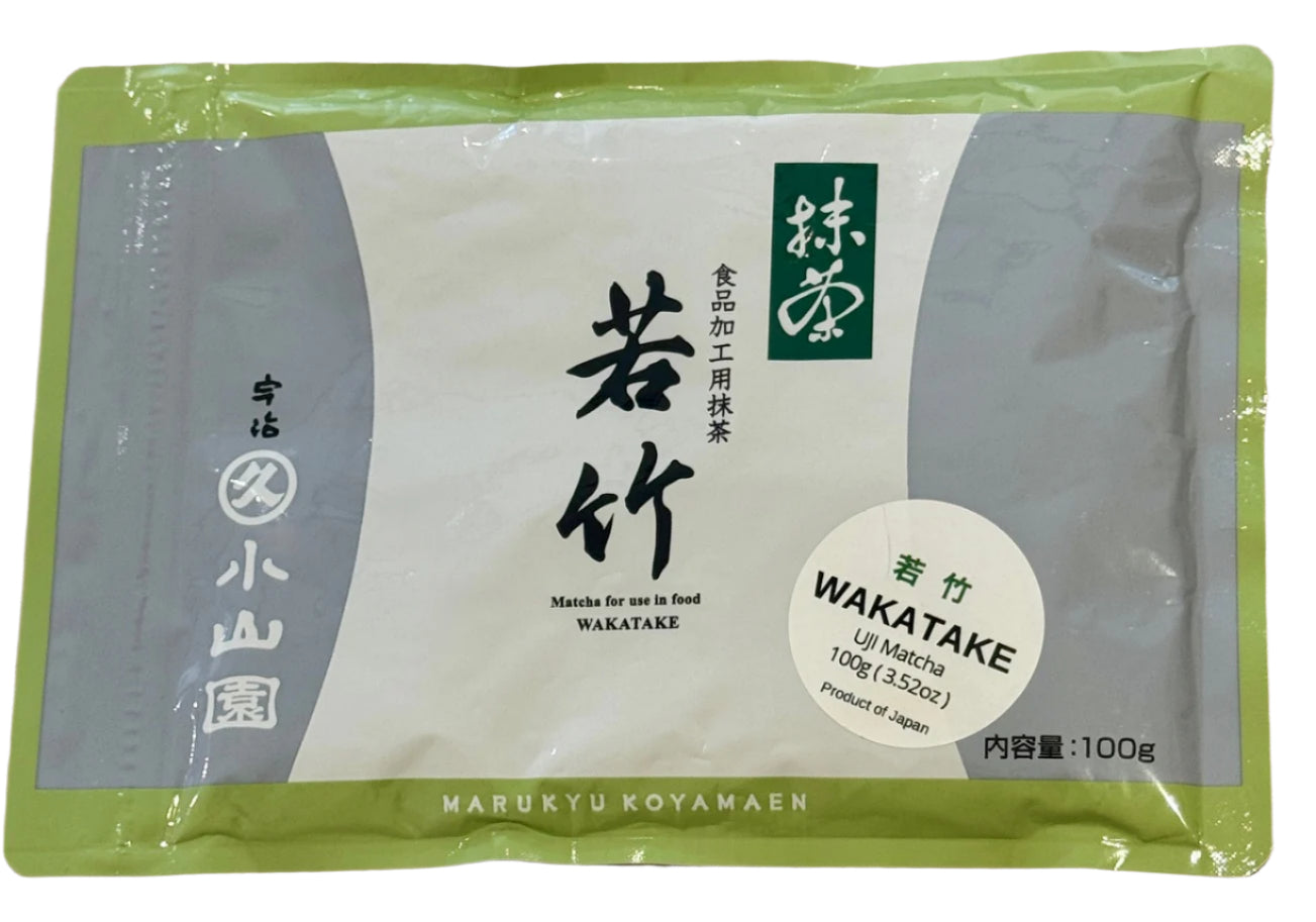 Wakatake matcha package 100g bag