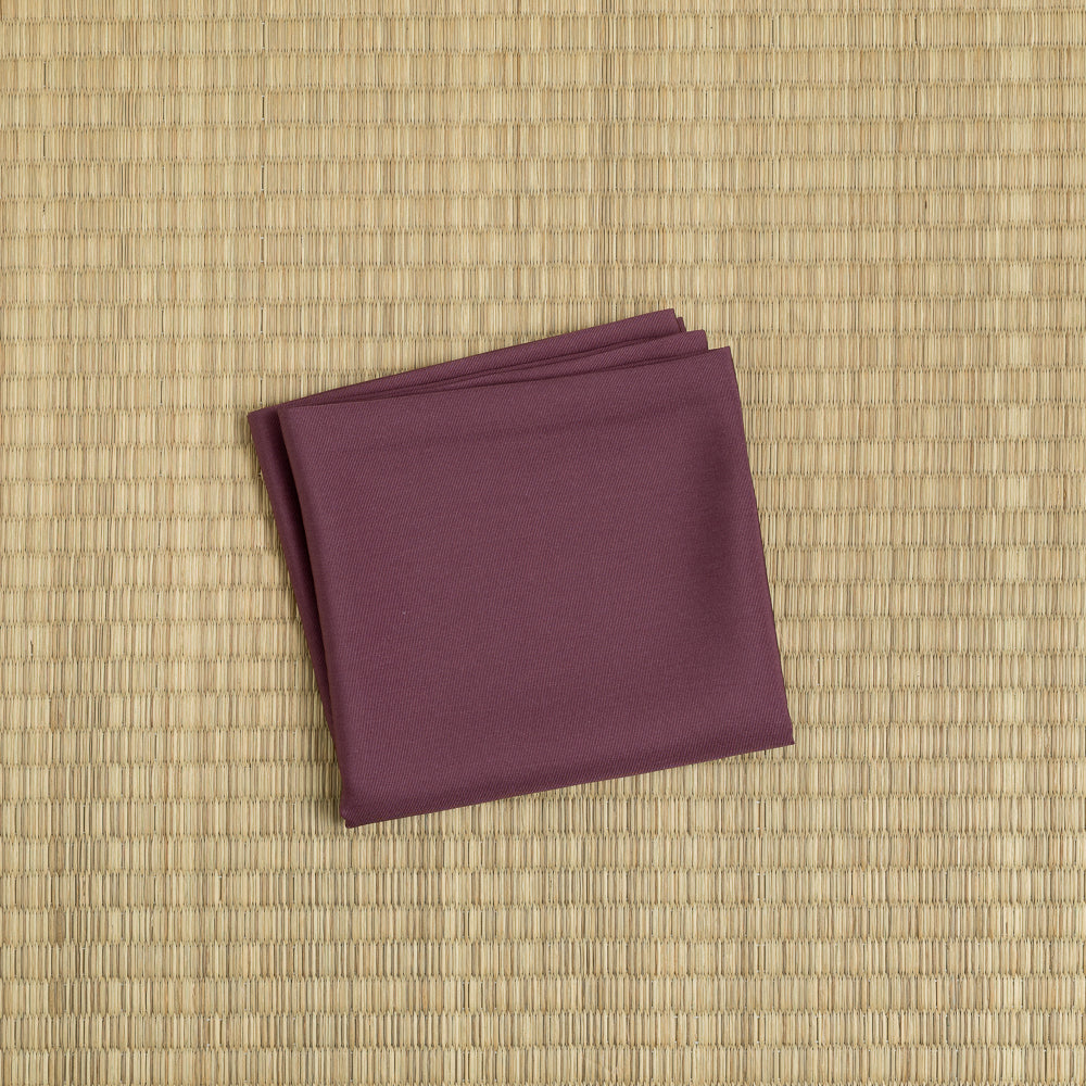 Mauve Brown silk fukusa displayed on tatami for Japanese Tea Ceremony