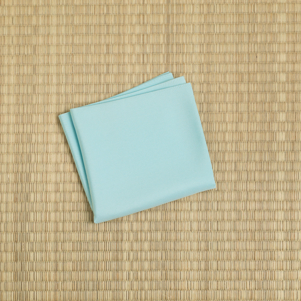 Traditional Sky Blue silk fukusa cloth for Chanoyu and Matcha Tea Ceremony made in Kyoto, Japan
