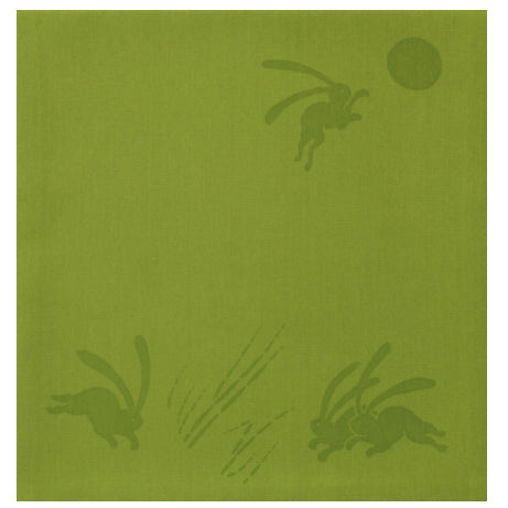 十二支 塩瀬帛紗「卯」 北村徳斎 l Zodiac Fukusa (Silk) ‘U’ - Kitamura Tokusai