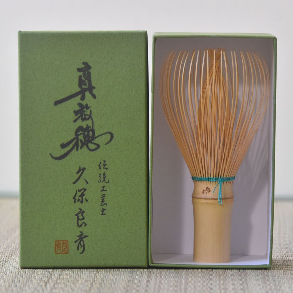 White Bamboo Whisk Mint Shirotake Takayama Chasen for Matcha