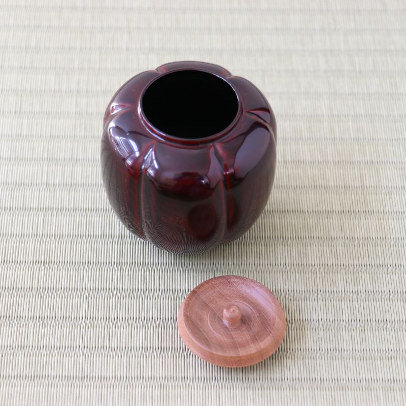 Akoda Chaki – Tame Urushi Lacquer by Shiko Hosokawa – Takaoka