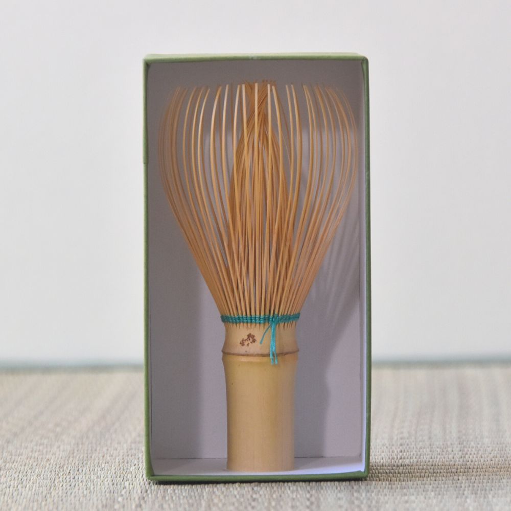 White Bamboo Whisk Mint Shirotake Takayama Chasen for Matcha
