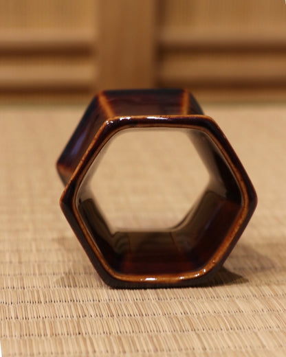 Snake Brown hexagon Futaoki