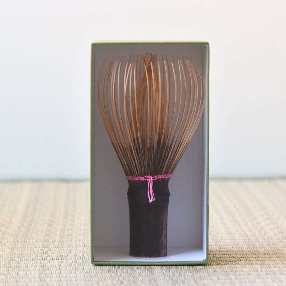 Black Bamboo Whisk Pink Kurotake Takayama Chasen for Matcha – Nara