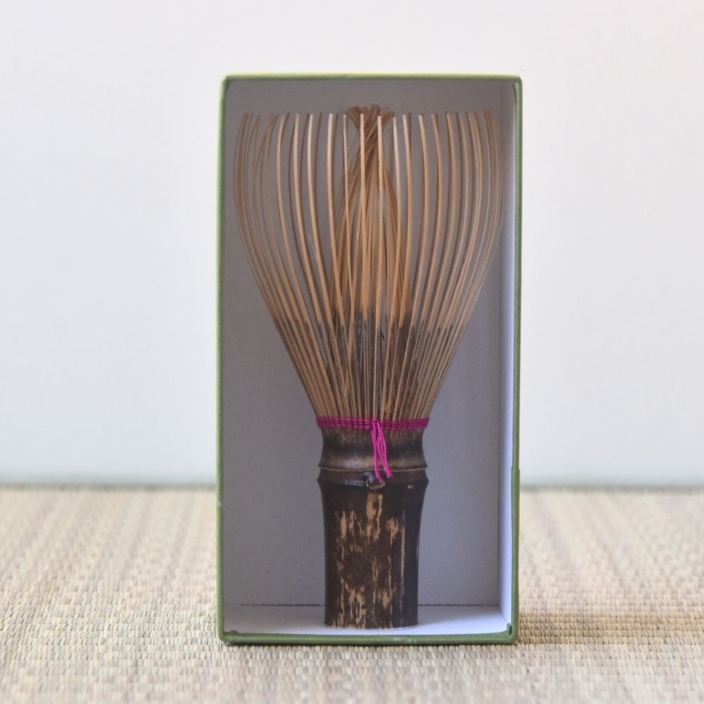 Black Bamboo Whisk Berry Kurotake Takayama Chasen for Matcha