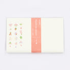 Pack of stationery with decorative elements on a white background