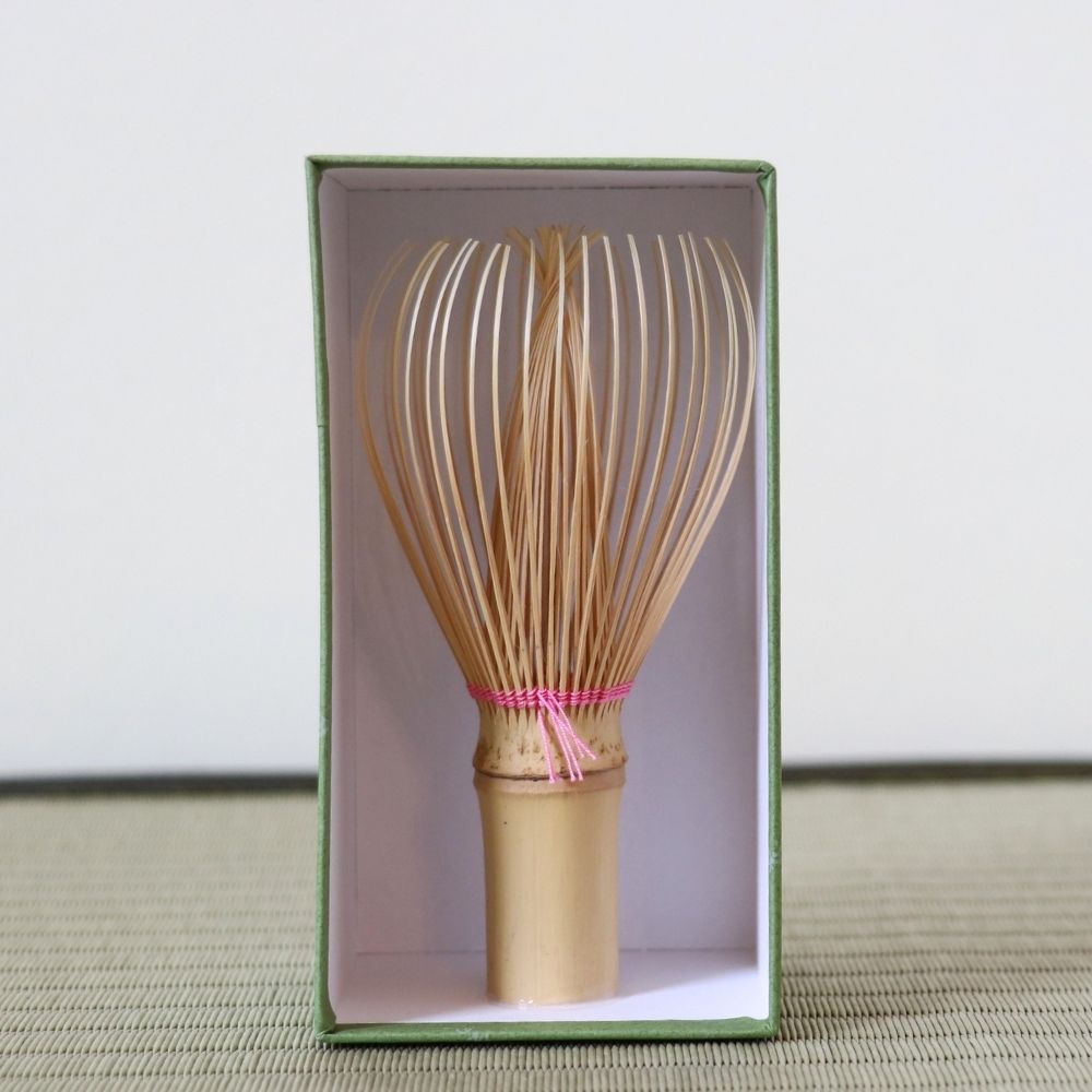 Japanese bamboo tea whisk (chasen) by Kubo Ryosai