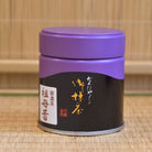 A can of Baba Mukashi_ Ceremonial Grade Matcha by Kanbayashi_Shunsho with Japanese characters displayed on the label.