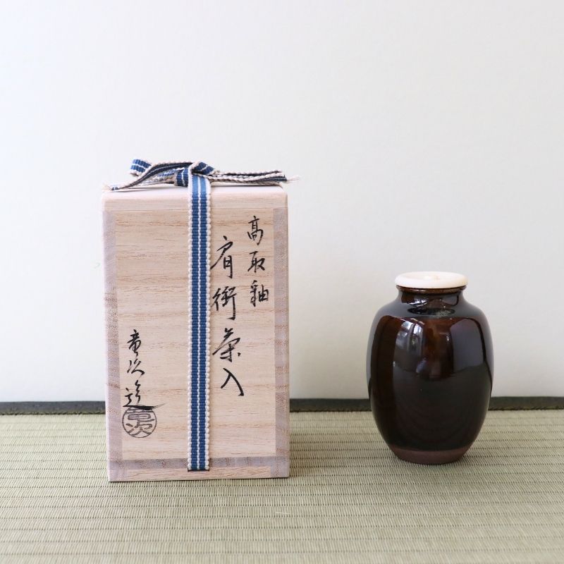 W*E様 遺品整理TASAKI SHINJU & MIKIMOTO ジュエリーセ Katatsuki Chaire – Takatori Glaze with Joo Donsu Shifuku – Nara