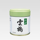 A can of UNKAKU Ceremonial Grade Matcha by Marukyu Koyamaen with Japanese characters displayed on the label.