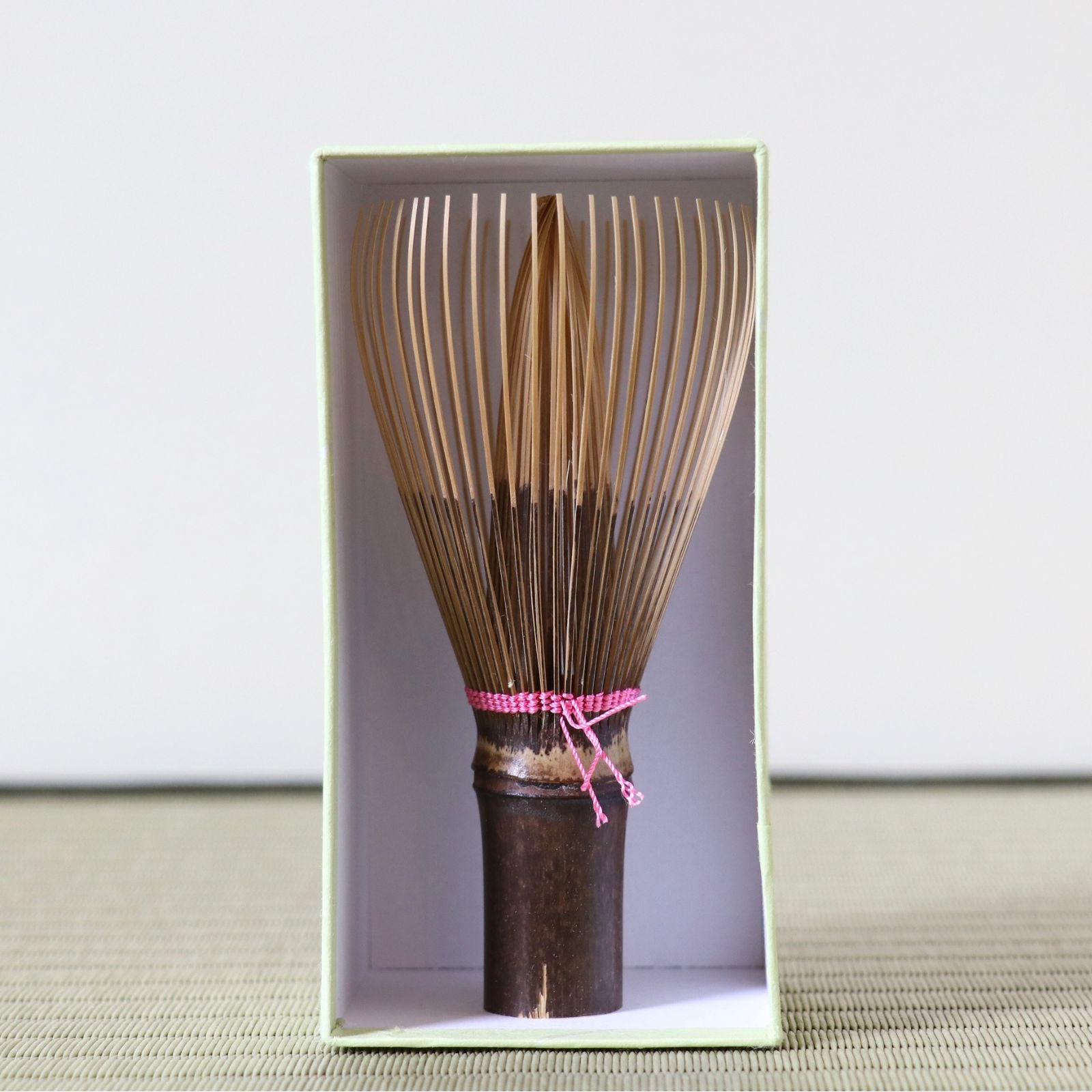 Premium bamboo tea whisk (chasen) by Tango Tanimura, representing Japanese tea ceremony craftsmanship