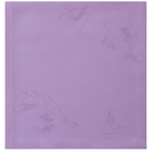 Purple fabric with embroidered bird patterns