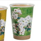 Sakura Green Yunomi Mag Cup Teacup