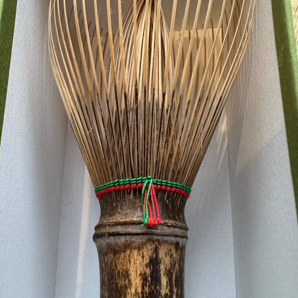 Black Bamboo Whisk Christmas Color Kurotake Takayama Chasen for