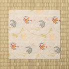 Full pattern of Hanakuidori Budoukarakusa Kinran Kobukusa featuring flower birds, grape arabesques, and traditional Kyoto Nishijin weaving.