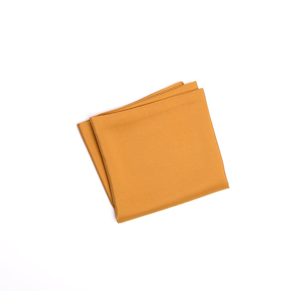 Traditional orange silk fukusa cloth with paper wrapper for Chado practice