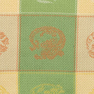 Detailed view of the alternating dragon and floral motifs woven into Koushi-ji Maruryu Soukamon Donsu Kobukusa.