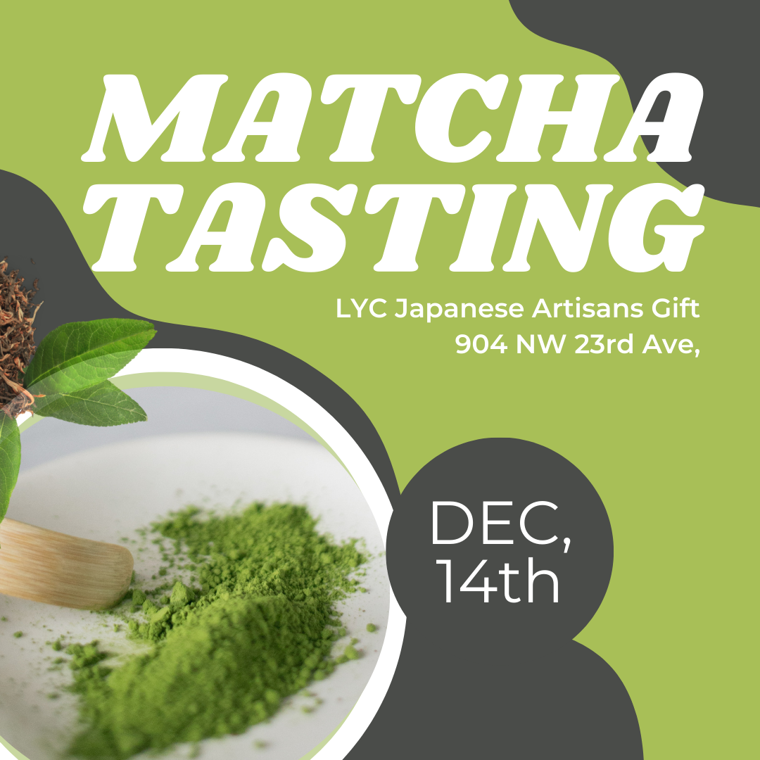 Matcha Tea Tasting