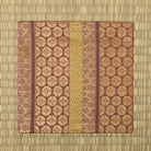 Murasaki Ji Osaka Shokkin Kinran Kobukusa showing the traditional Nishijin silk weave.