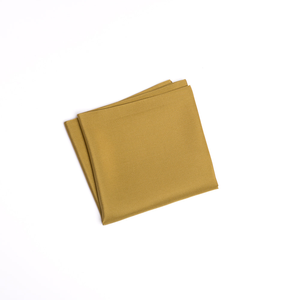 Mustard Yellow Silk Fukusa handcrafted in Kyoto by Kitamura Tokusai for Japanese tea ceremony and Chado.