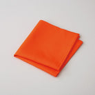 Orange Silk Fukusa Shin handcrafted in Kyoto by Kitamura Tokusai for Urasenke and Omotesenke tea practice.