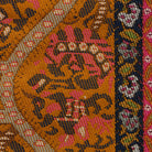 Detailed view of the Persian-inspired woven motif and vibrant silk colors of Perusha (Persia) Kobukusa.