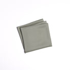 Folded Rikyunezumi Stone Gray silk fukusa for Japanese tea ceremony