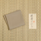 Sand beige silk fukusa for Urasenke and Omotesenke Tea Ceremony