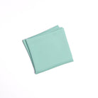 Mint green silk fukusa for Japanese tea ceremony made from premium Shioze silk by Kitamura Tokusai.