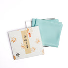 Sky Blue silk fukusa cloth for Japanese Tea Ceremony, handcrafted in Kyoto for Urasenke and Omotesenke tea practice