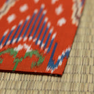 Close-up of Taishi Kanto Kobukusa showing traditional Kyoto Nishijin-ori silk weave for Chado