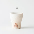 totoro white tea cup
