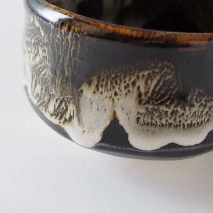 Tenmoku Unofushirashi Matcha Tea Bowl