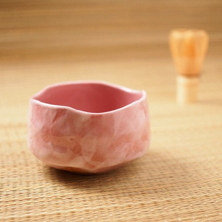 Sakura Powder Matcha Tea Bowl l 桜粉引 抹茶碗 美濃焼 日本製