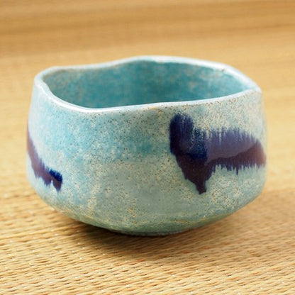 Blue Stream Matcha Tea Bowl