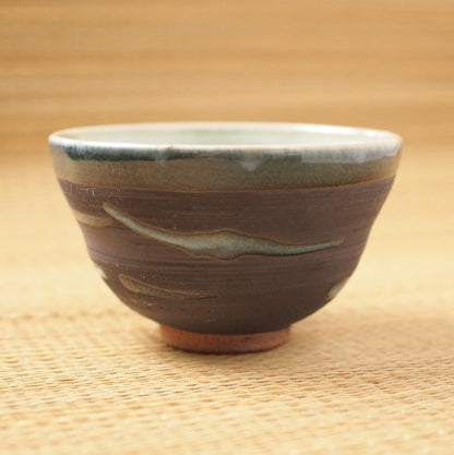 Mud Black Blue Matcha Tea Bowl