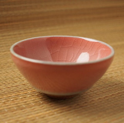 Beige Pink Matcha Tea Bowl