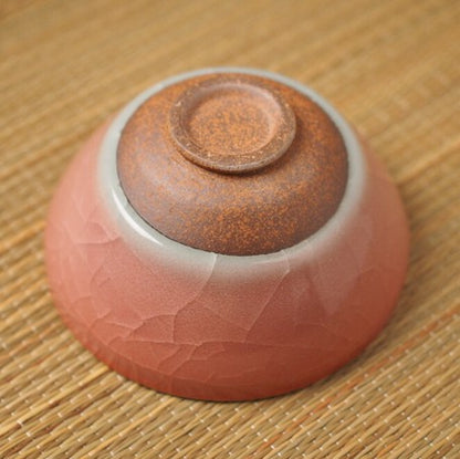 Beige Pink Matcha Tea Bowl