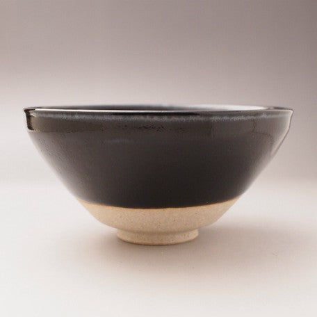 Yuzu Tenmoku Matcha Bowl ゆず天目 平形 抹茶碗 美濃焼 日本製