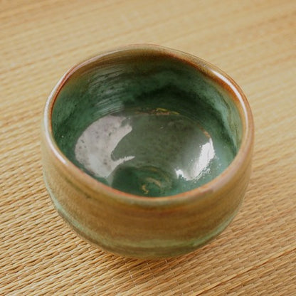 Ryokusai Green Matcha Tea Bowl