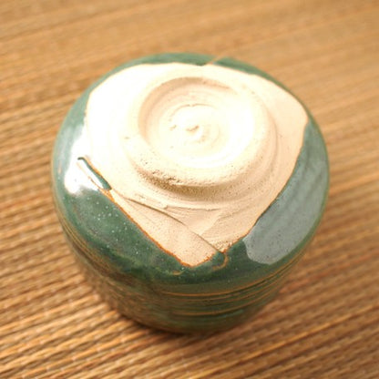 Ryokusai Green Matcha Tea Bowl