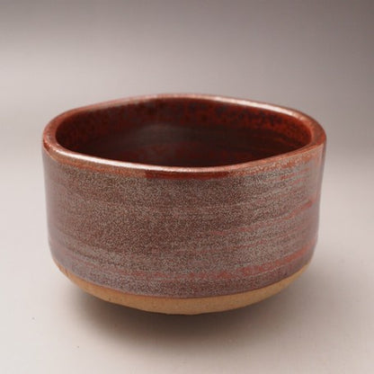 Shinsha Cinnabar Matcha Tea Bowl