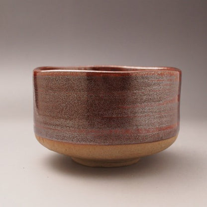 Shinsha Cinnabar Matcha Tea Bowl