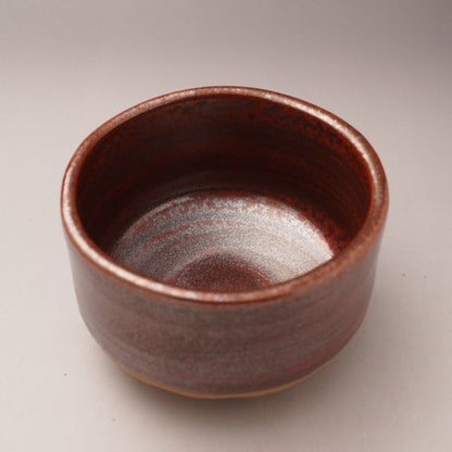 Shinsha Cinnabar Matcha Tea Bowl