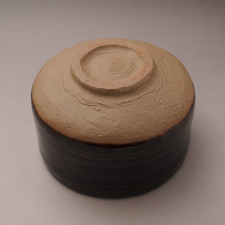 Kokuyukinsai Matcha Tea Bowl 黒釉金彩 抹茶碗 美濃焼 日本製